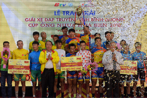 Giải xe đạp truyền hình Bình Dương cúp Ống nhựa Hoa Sen 2018