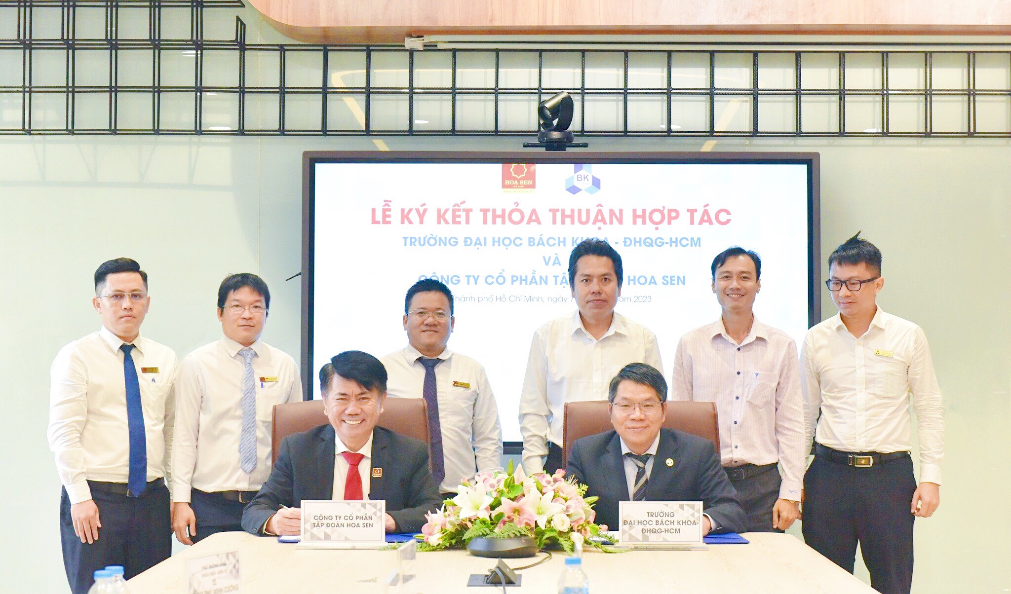 Tập đoàn Hoa Sen ký kết thỏa thuận hợp tác với Trường Đại học Bách Khoa, ĐHQG - HCM 4