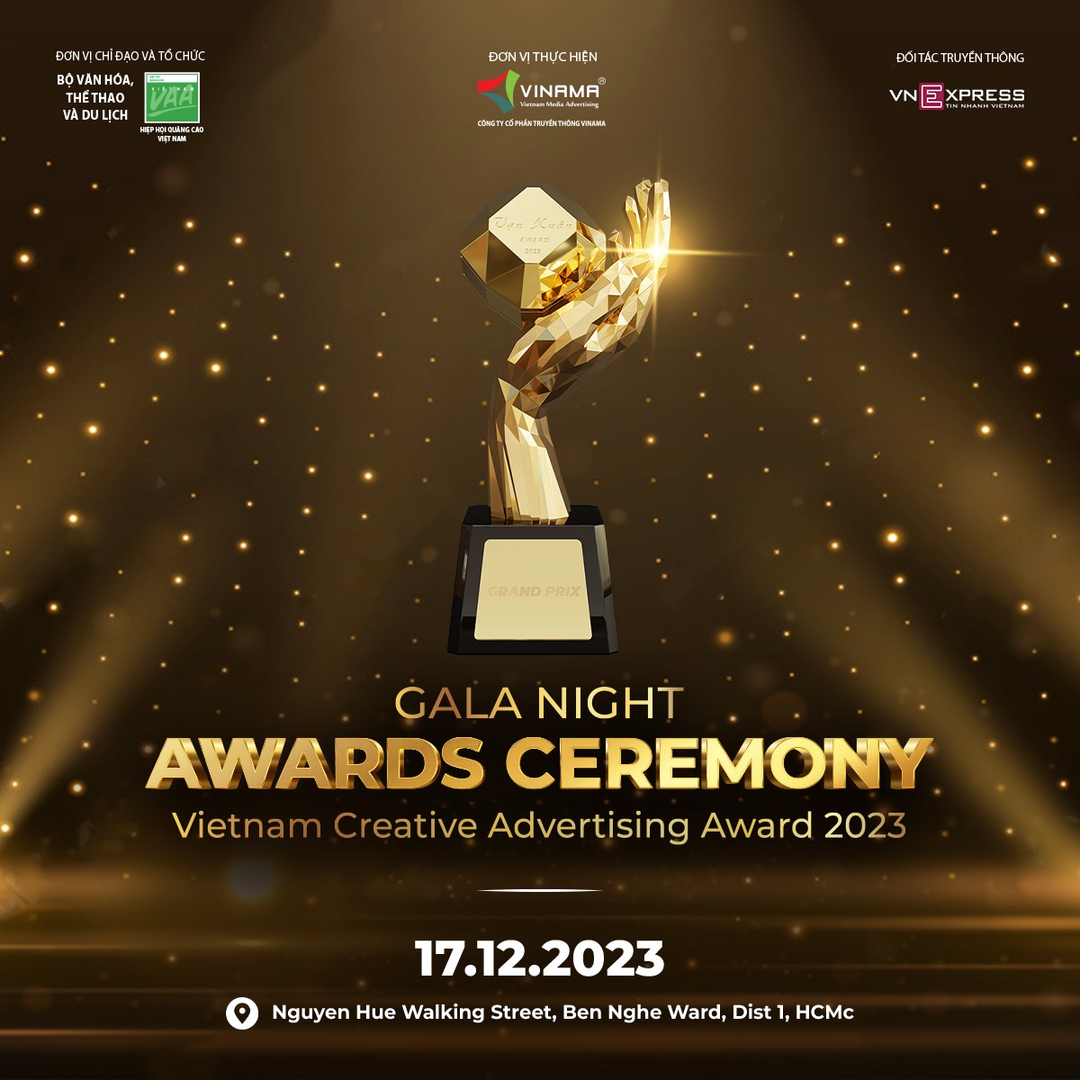 Đêm Gala Chung kết, trao giải Giải thưởng Quảng cáo Sáng tạo Việt Nam 2023