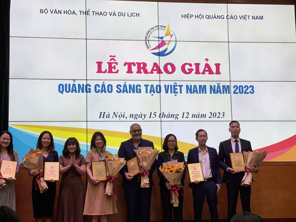 Lễ trao Giải Quảng cáo sáng tạo Việt Nam năm 2023 - Hạng mục Giải thưởng của Bộ Văn hóa, Thể thao và Du lịch