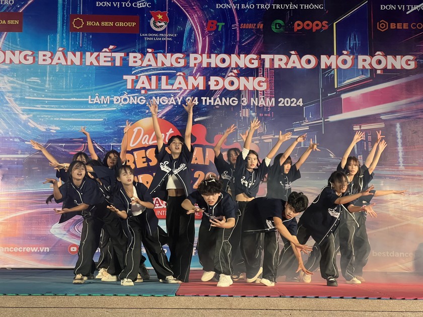 Bán kết Bảng Phong trào mở rộng Dalat Best Dance Crew 2024 - Hoa Sen Home International Cup khuấy động Lâm Đồng 2