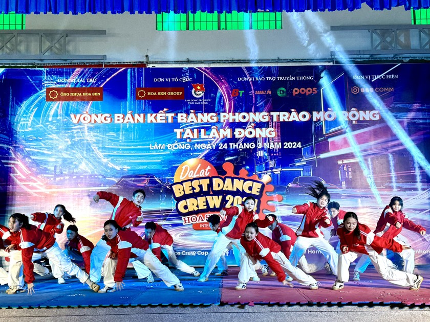 Bán kết Bảng Phong trào mở rộng Dalat Best Dance Crew 2024 - Hoa Sen Home International Cup khuấy động Lâm Đồng 4